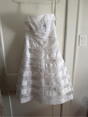 Galina Short Strapless A-line Dress